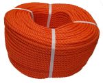 8mm Orange Polyethylene Rope - 220m coil