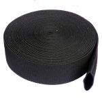 50cm Black Polyester Woven Sleeve for 8mm to 12mm Ropes