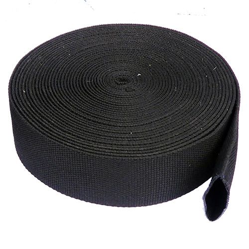 50cm Black Polyester Woven Sleeve for 14mm to 20mm Ropes