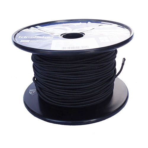 3mm Black Shock Cord sold on a 100m reel
