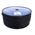 8mm Black Shock Cord sold on a 100m reel