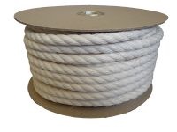 16mm White Staplespun Rope - 40m reel