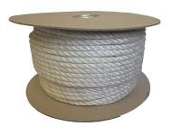White Staplespun Rope sold by the reel