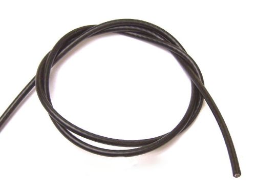 6mm Black PVC Coated Steel Wire Rope - 50m reel