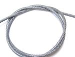 5mm Clear PVC Coated Steel Wire Rope - 50m reel
