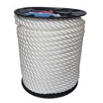 24mm White Yacht Rope - 100m reel