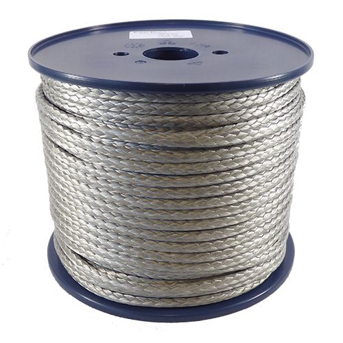 6mm Grey HMPE 12-strand by the metre