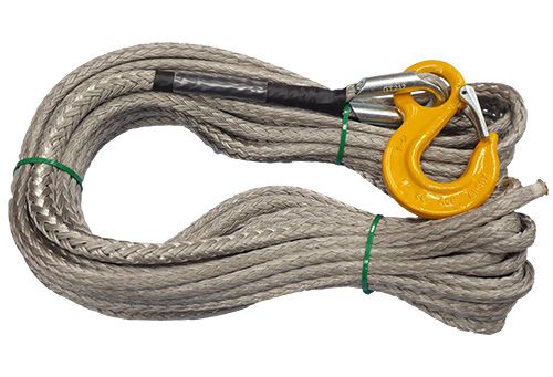 4x4 Winch Ropes with thimble eye and hook