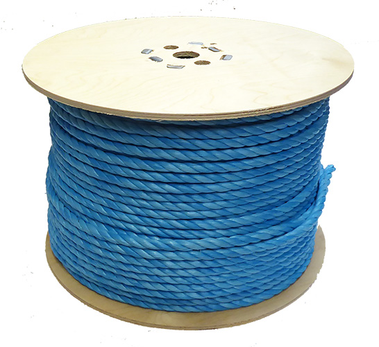 6mm Blue Poly Rope - 220m coils at Low Prices from RopesDirect