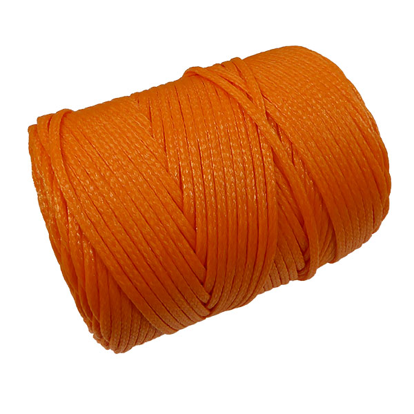 4mm Orange Braided Polyethylene Twine 1kg Spool - RopeServices UK